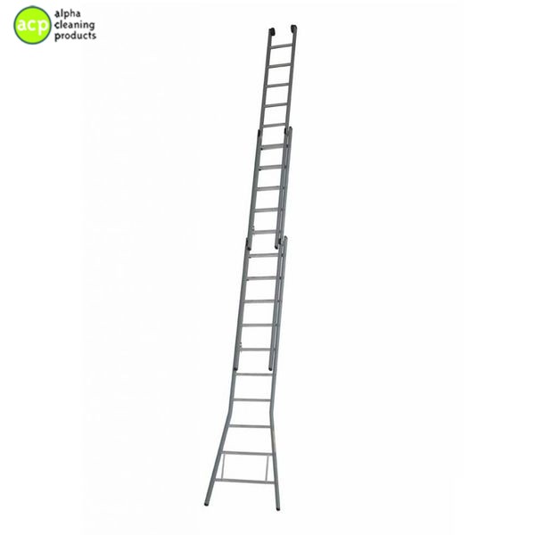 Ladder 3 x 11 / 35 cm. optrede gecoat DGG 53 X 11 Glazenwas ladder 35 optreden