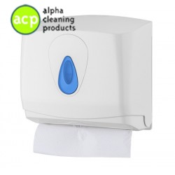 Mini handdoekdispenser Qline Blauw venster