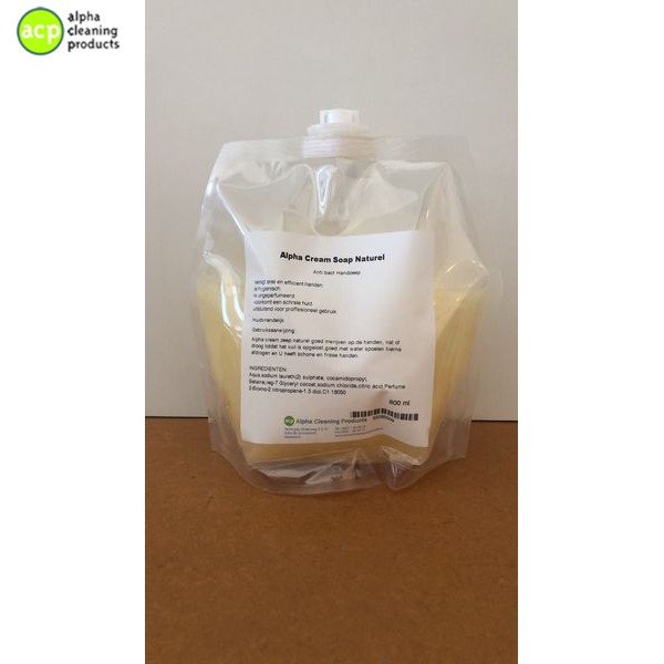 Vulling zeepdispenser sachet 6 x 750 ml SOAP WIT 