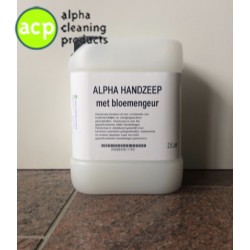 Alpha Handzeep/Cream met Bloemengeur 2.5 liter OP=OP